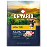 Ontario Mini Senior White Fish with Brown rice 2,25 kg